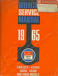 1965 Buick Chassis Manual