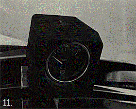 Stewart Warner fuel pressure gauge