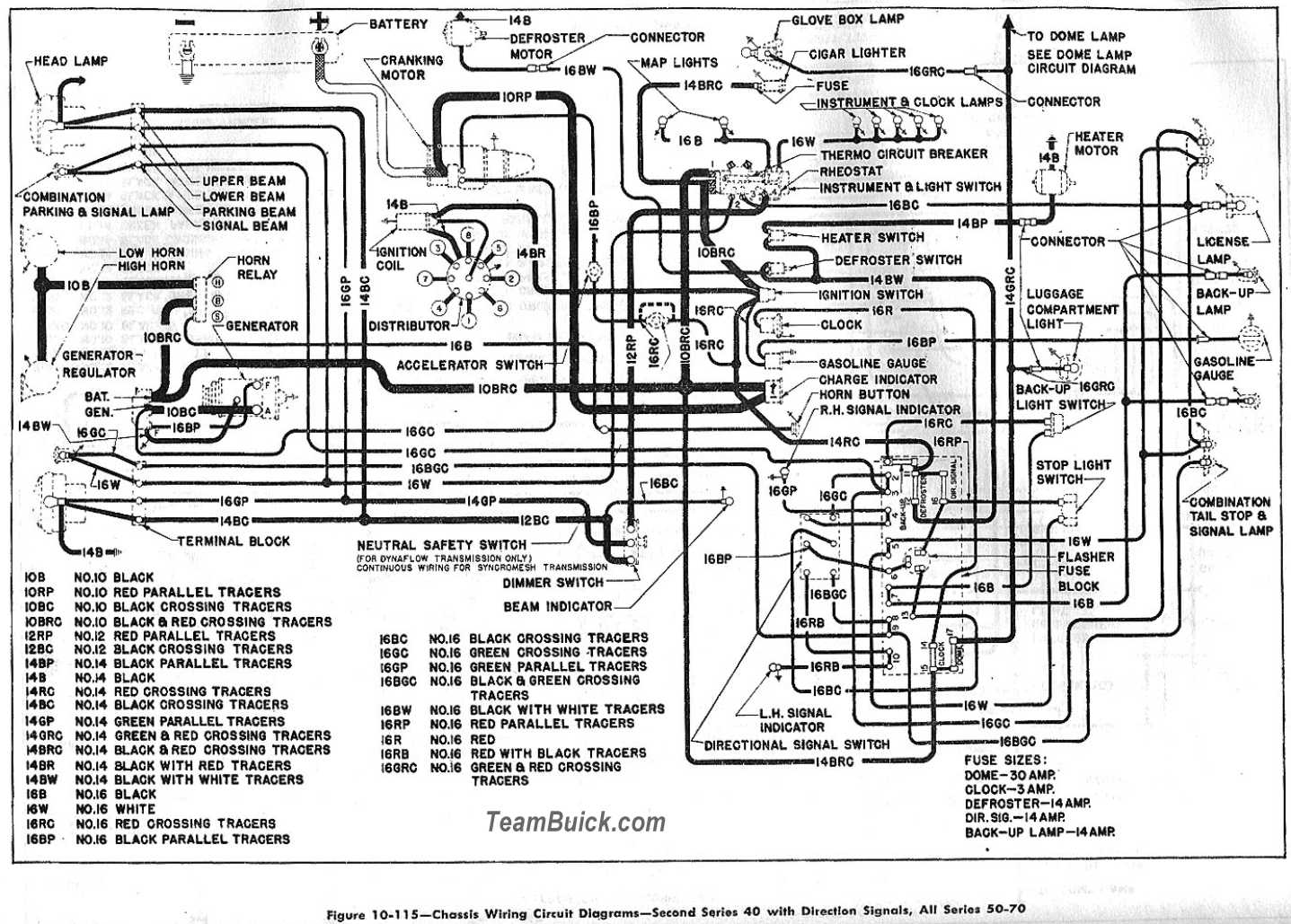 1950 Buick Wiring Diagram