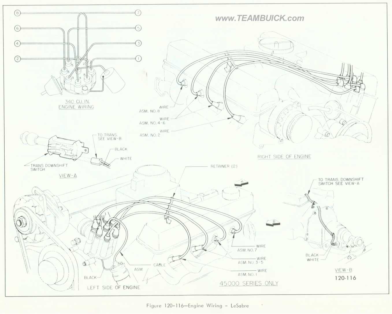 1966 Buick LeSabre, Engine Wiring